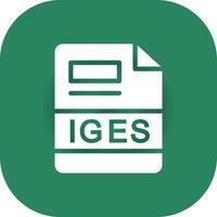 IGES Creative Icon Design vector