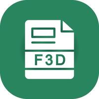 F3D Creative Icon Design vector