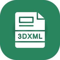 3DXML Creative Icon Design vector