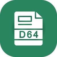 D64 Creative Icon Design vector