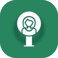 User Placeholder Creative Icon Design vector