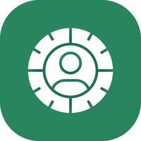 Target Audience Creative Icon Design vector