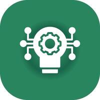Technology Disruption Creative Icon Design vector