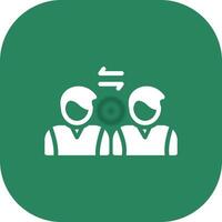 Social Distancing Creative Icon Design vector