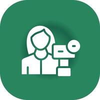 Woman Creative Icon Design vector