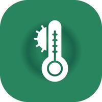 Temperature Creative Icon Design vector