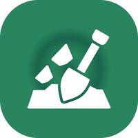 Mining Creative Icon Design vector