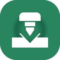 Bending Creative Icon Design vector