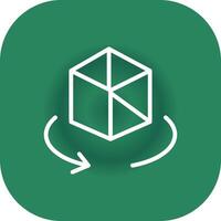 3d Creative Icon Design vector