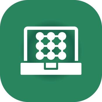 Pattern Recognition Creative Icon Design vector