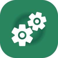 Cogwheels Creative Icon Design vector