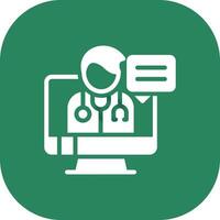 Telemedicine Creative Icon Design vector