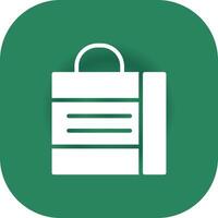 diseño de icono creativo de bolsa de compras vector