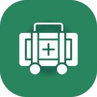 First Aid Kit Creative Icon Design vector