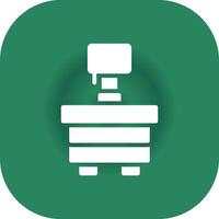 Side Table Creative Icon Design vector