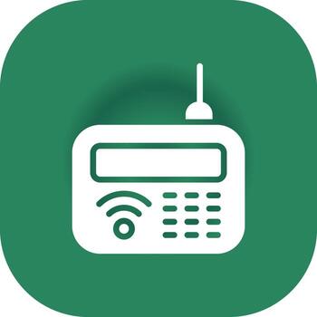 intercomunicador creativo icono diseño vector