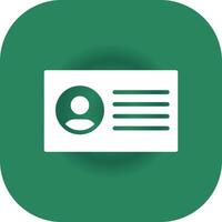Id Card Creative Icon Design vector