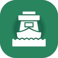 Ship Creative Icon Design vector