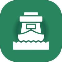 Ship Creative Icon Design vector