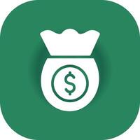 Money Bag Creative Icon Design vector