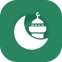 Mosque Creative Icon Design vector