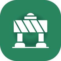 Barrier Creative Icon Design vector