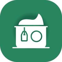 Cream Creative Icon Design vector