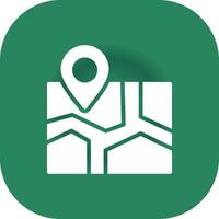 Map Creative Icon Design vector