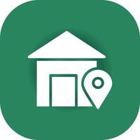 Home Location Creative Icon Design vector