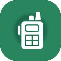 Walkie Talkie Creative Icon Design vector