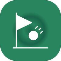 diseño de icono creativo de golf vector