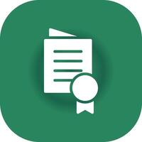 Certificate Creative Icon Design vector