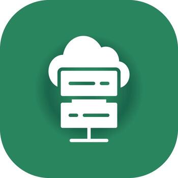 Cloud Computing Creative Icon Design vector