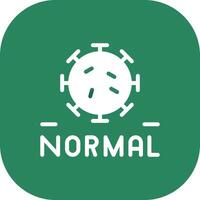 New Normal Creative Icon Design vector