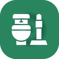 Toilet Creative Icon Design vector