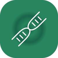 Dna Creative Icon Design vector