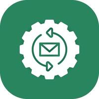 Marketing Automation Creative Icon Design vector