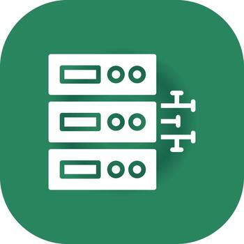 diseño de icono creativo de base de datos vector