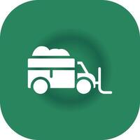 Snowplow Creative Icon Design vector