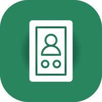 Phone Call Creative Icon Design vector