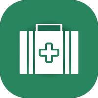 First Aid Kit Creative Icon Design vector