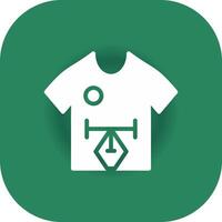 Glyph Round Corner Green Gradient vector
