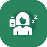 Fatigue Creative Icon Design vector