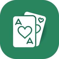 Playing Cards Creative Icon Design vector