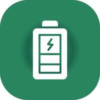 Charging Battery Creative Icon Design vector