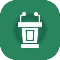 Lectern Creative Icon Design vector