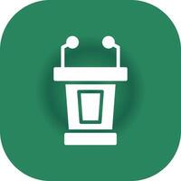 Lectern Creative Icon Design vector