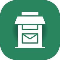 Postbox Creative Icon Design vector