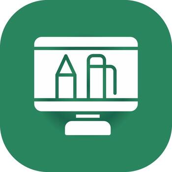 diseño de icono creativo de computadora vector