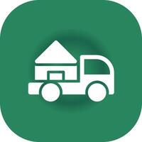 Moving Truck Creative Icon Design vector